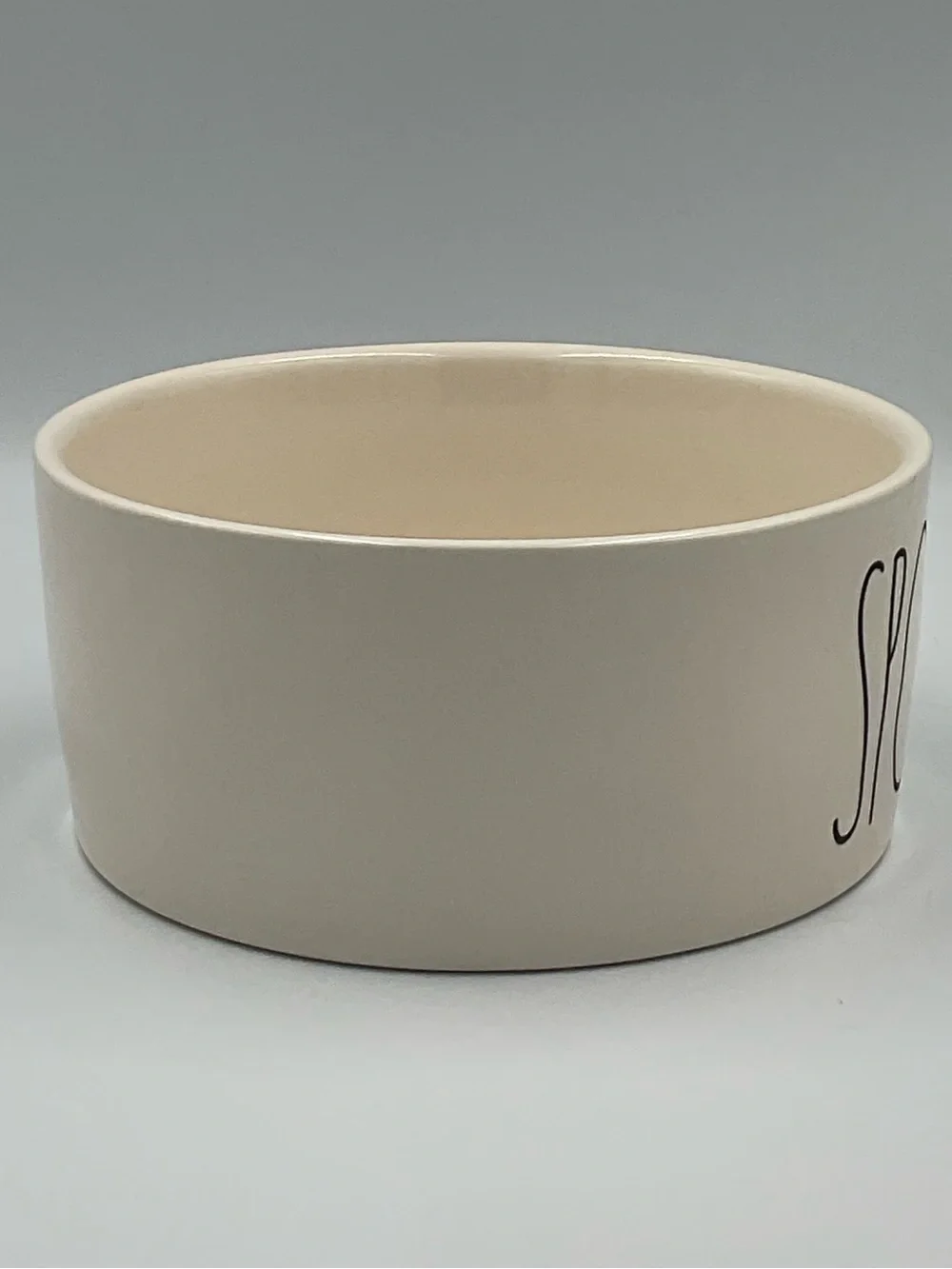 Rae Dunn “SPOILED” Ceramic Pet Bowl